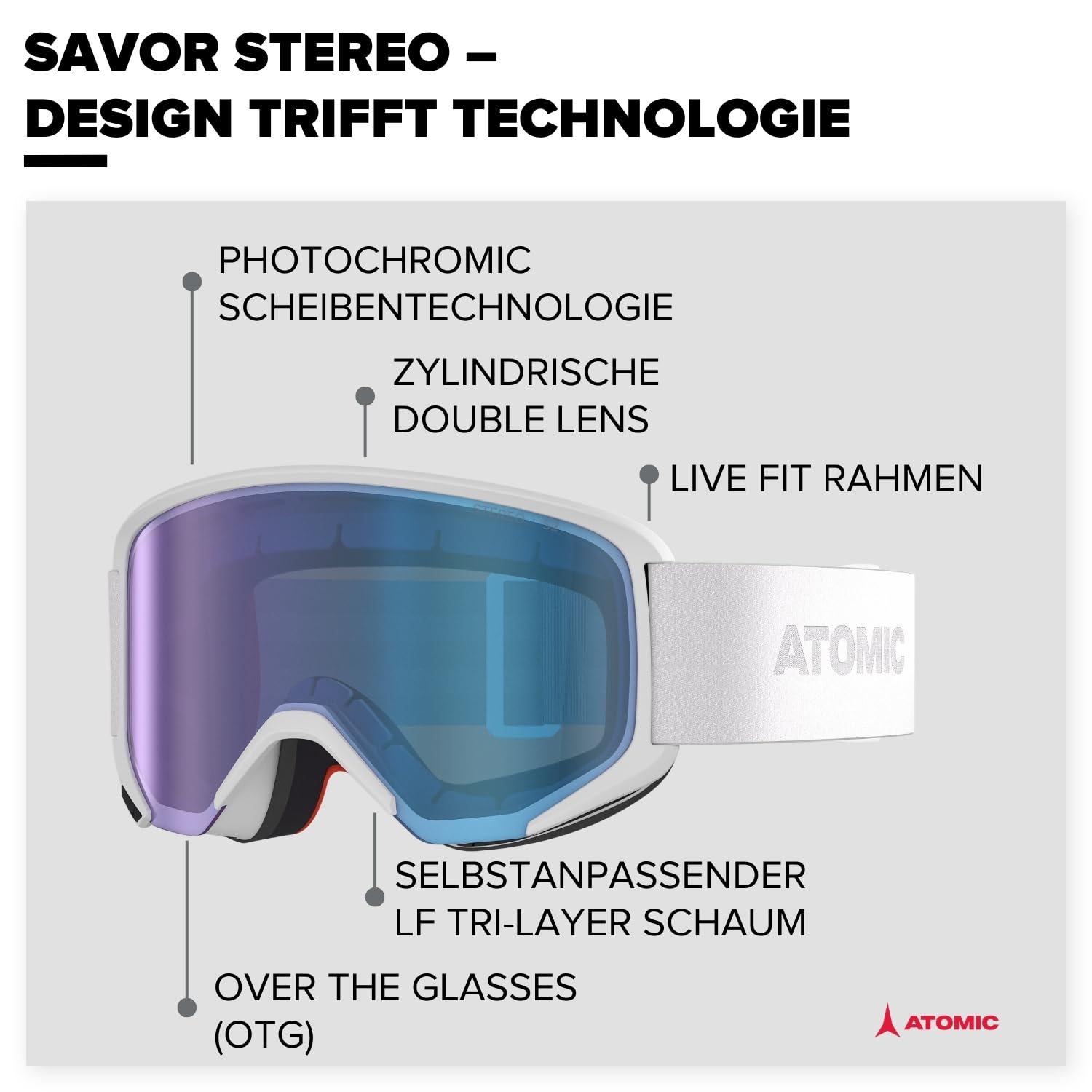 ATOMIC SAVOR M STEREO in verschiedenen Farben