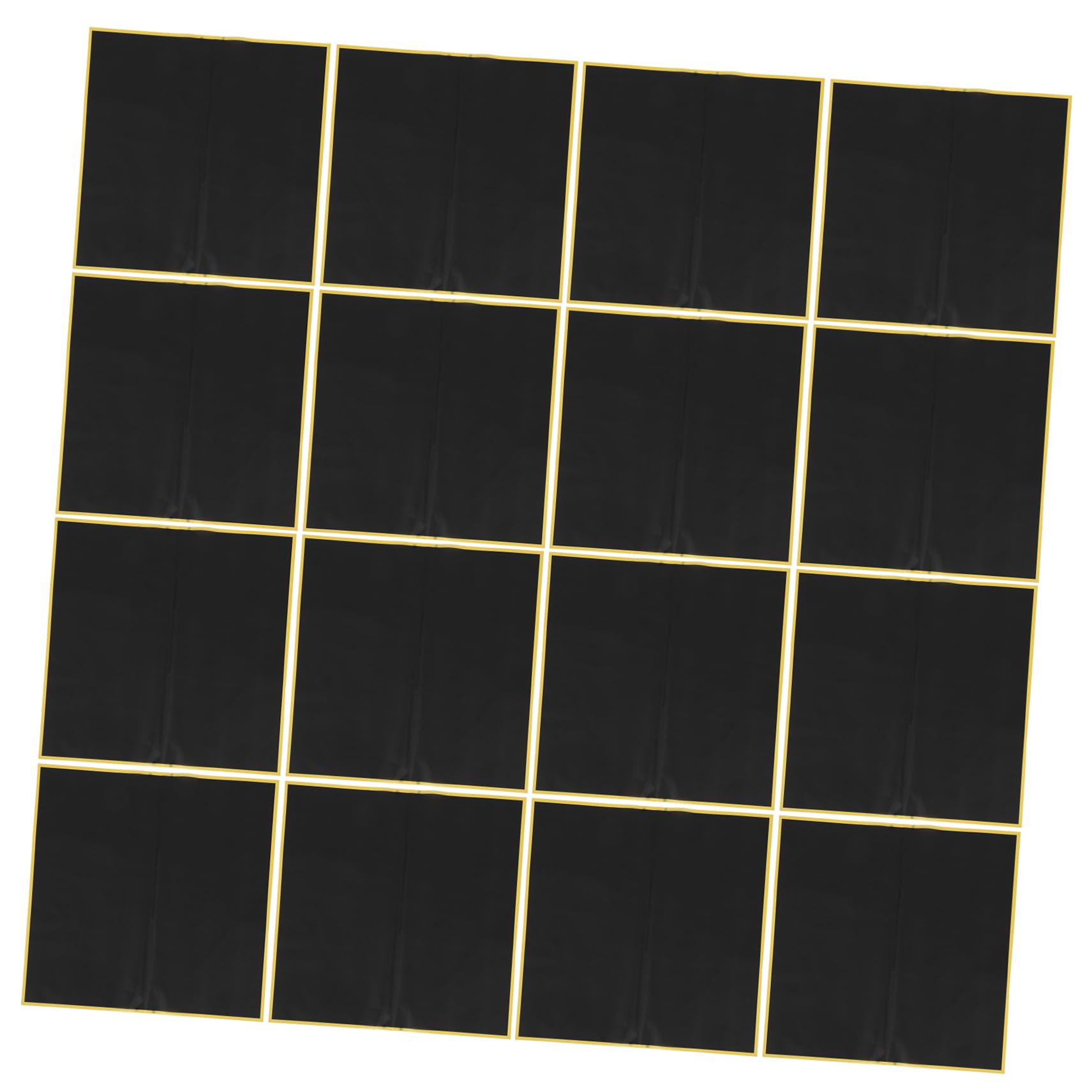 DIYEAH 20pcs Gold Edge Flower Wrapping Paper Waterproof Bouquet Craft Packaging Diy Florist Supplies for Elegant Bouquets Wrapping