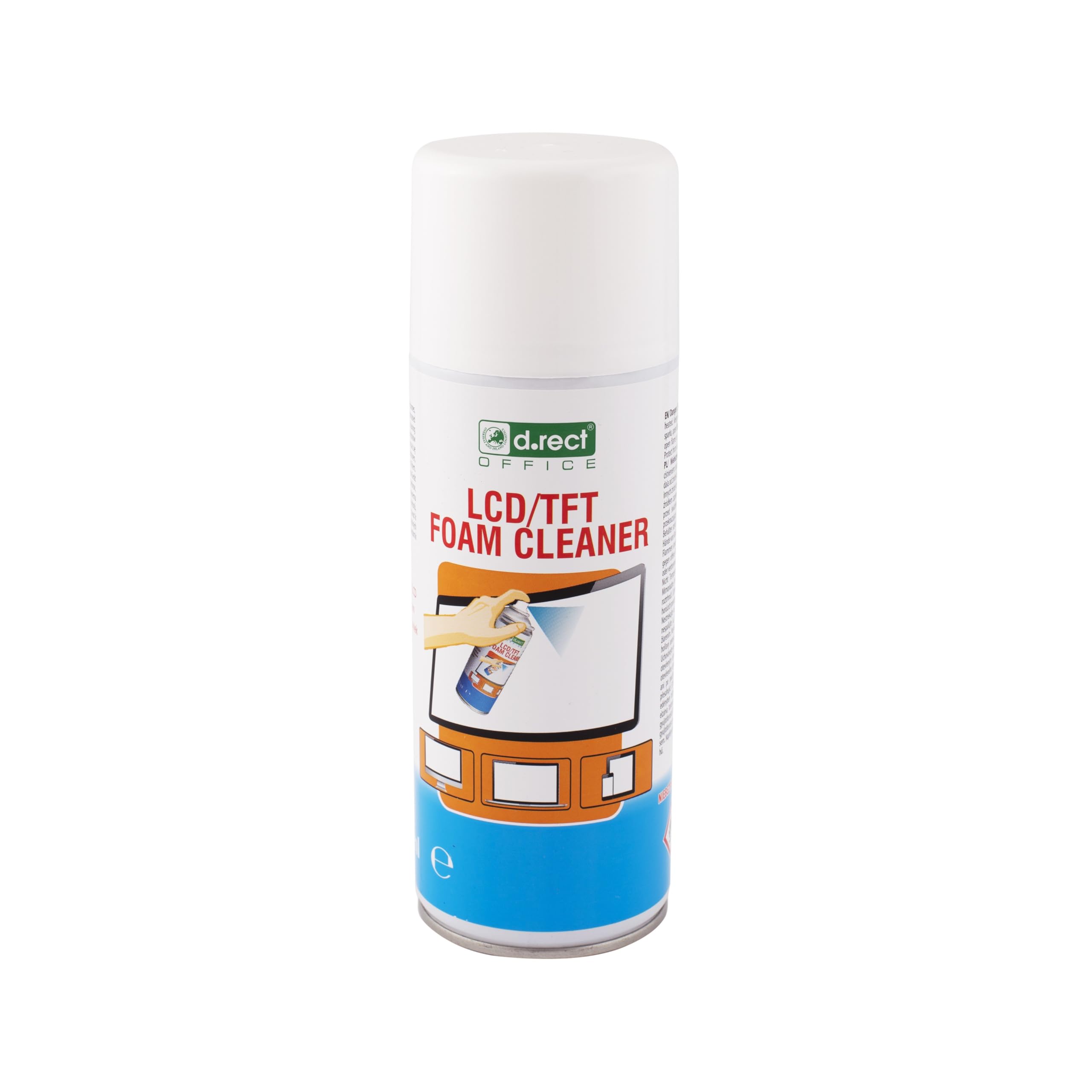 D.RECT Foam Schiuma Detergente | 400 ml | per: Schermo PC, Tablet, Smartphone, TV, LCD, LED, OLED