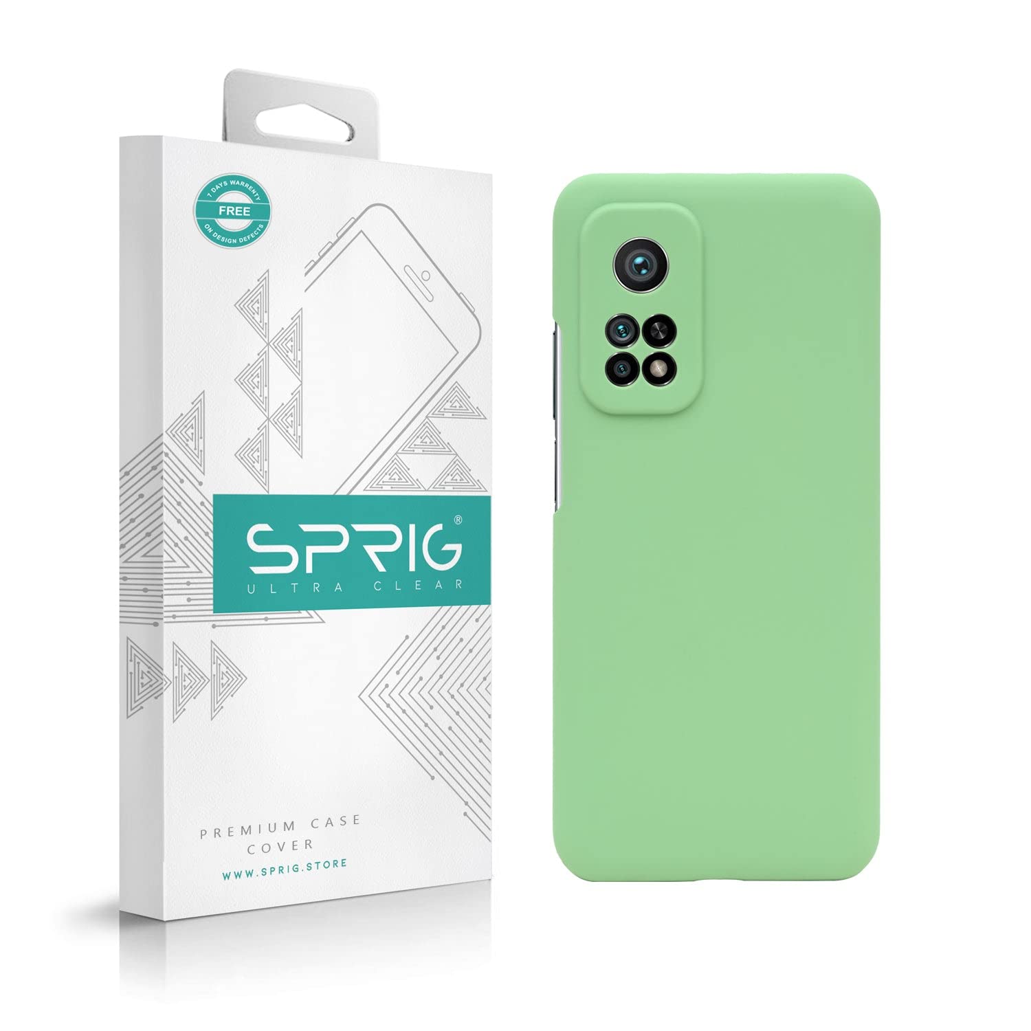 SPRIG Silicone Back Cover Case for Mi 10T (Mint Green) (B09D9NGFVF) Amazon Price History, Amazon Price Tracker