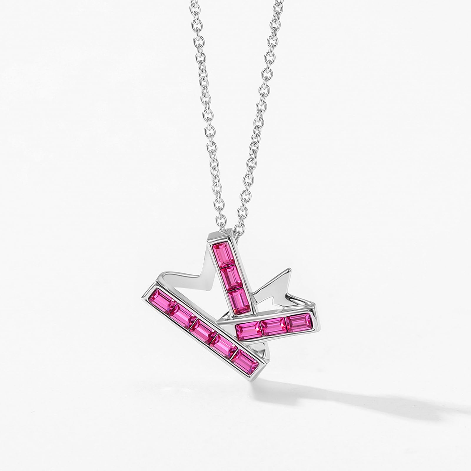 LOVANS Halskette Damen Silber 925 Buchstabe K Kette mit Herz Anhänger Personalisierte Initialen Namen Silberkette Schmuck Geschenke für Frauen Ehefrau