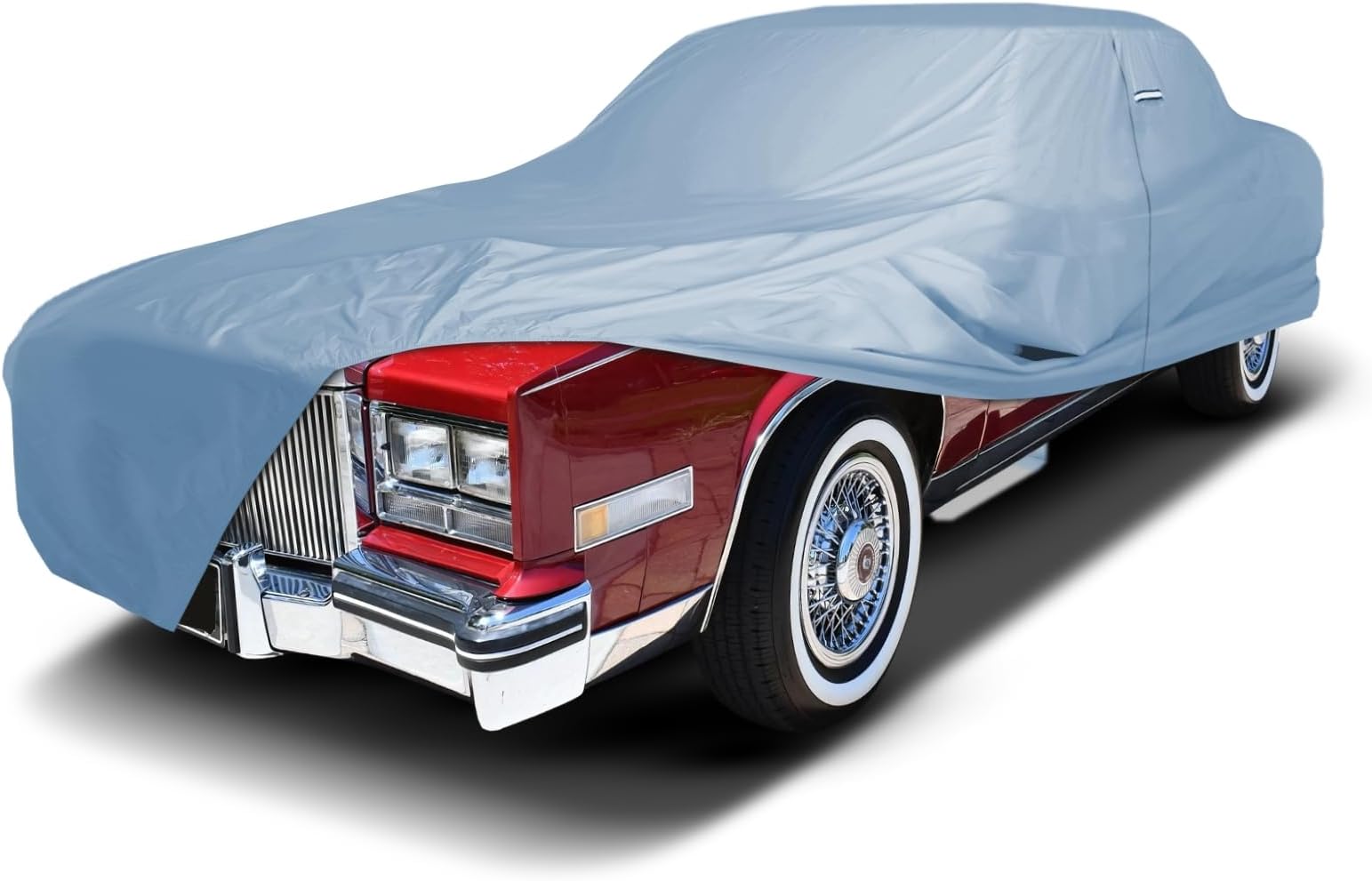 Premium Car Cover for 1979-1985 Cadillac Eldorado Heavy Duty Waterproof All-Weather Automobiles Custom Fit Indoor Outdoor UV Snow Protection Covers with Straps and Bag
