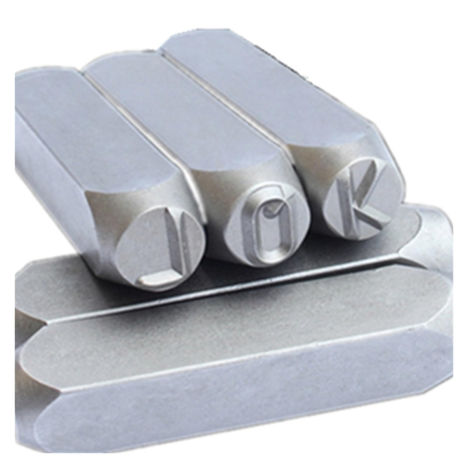 Zestaw do tłoczenia metalu ze stalową matrycą zestaw stempli z wielkimi literami A-Z, alfabet stalowy stempel tłoczony narzędzie do dziurkowania biżuteria (10mm -3 szt.)