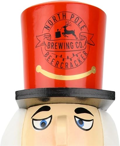 Miniatura 7 de Tree Buddees Beercracker - Abridor de botellas, cascanueces de 15 pulgadas de alto, apertura de botellas funcional y decoración festiva - Regalo