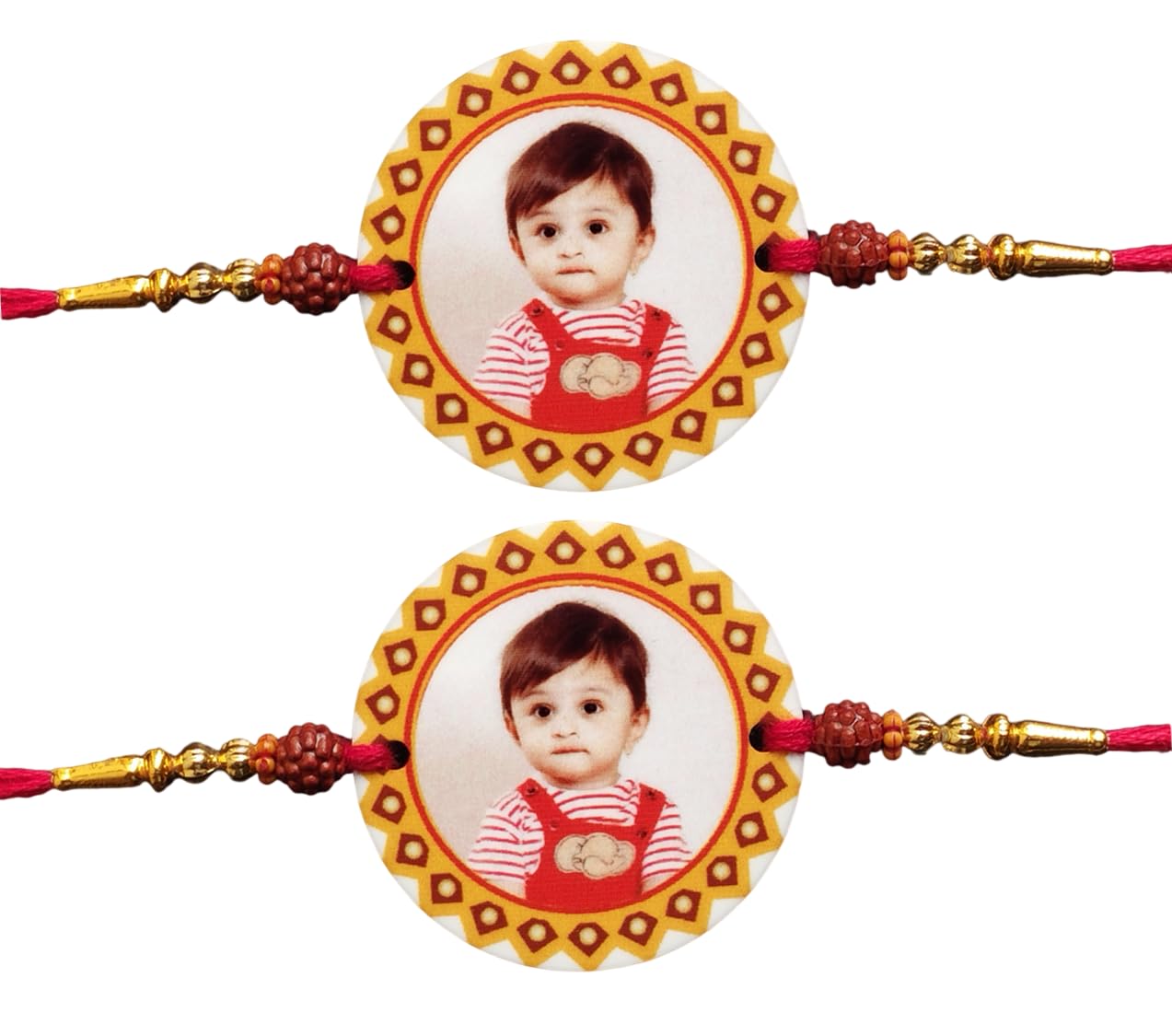 DEEP PRINT MART Photo Rakhi Customized with Photo for Raksha Bandhan with Roli Chawal (Photo Rakhi 10) (B0D9FPSCR4) Amazon Price History, Amazon Price Tracker