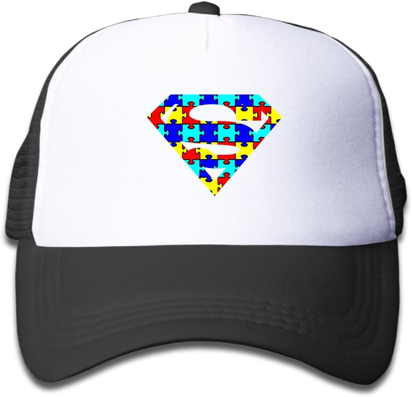 Autism Superhero Awareness Adjustable Baseball Hats Summer Hats For Girl Boy One Size Fits Most