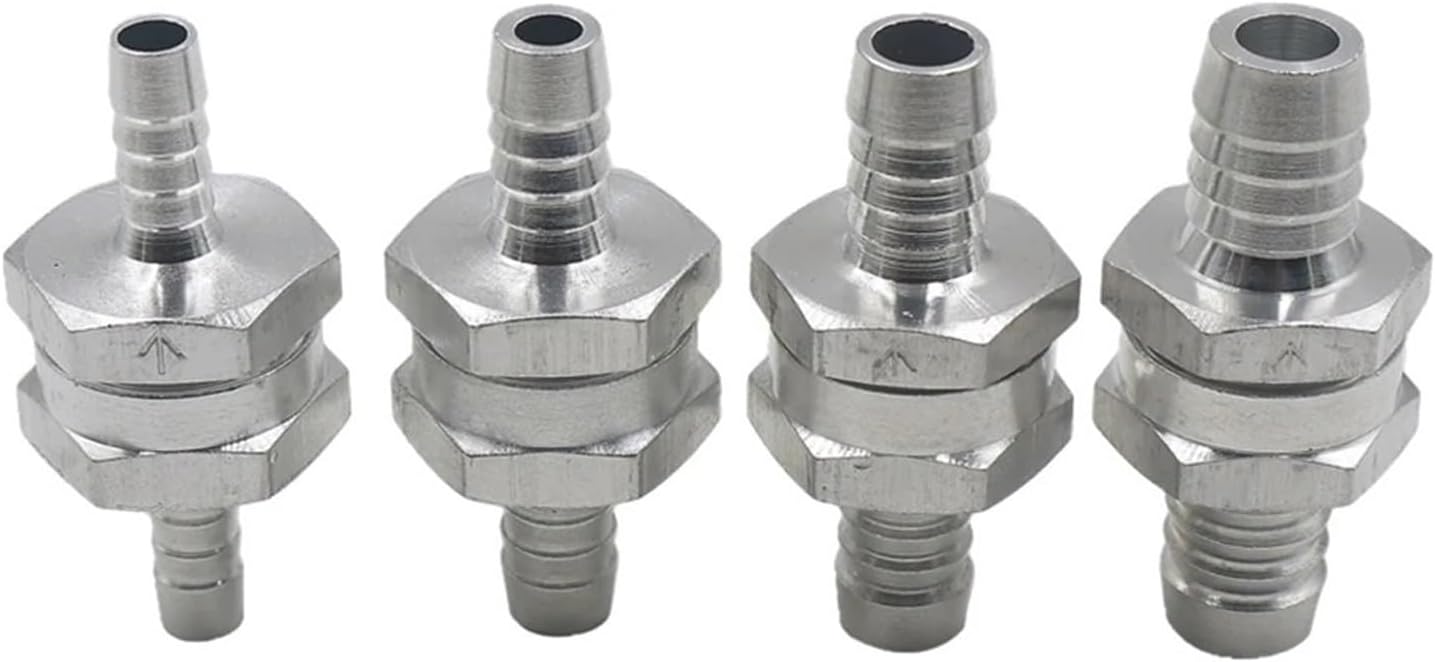 6/8/10/12mm Aluminium 1-Way Non Return Check Valve(4mm)