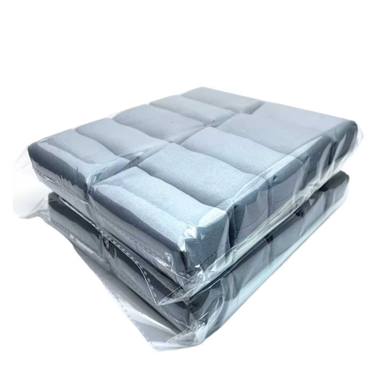 Gąbka zamszowa do czyszczenia samochodów, stosowania z powłoką ceramiczną, lakieru samochodowego, metalu, elementów plastikowych, gumy i szkła(20 PCS Grey)