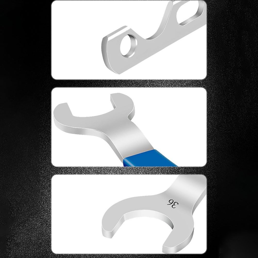 Lot de 2 clés d'embrayage de ventilateur 32 mm et 36 mm en acier au chrome vanadium pour BMW - Kit de démontage de pompe à eau avec ergonomie