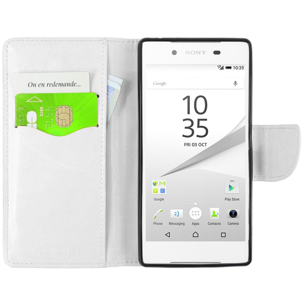 ebestStar - Cover Compatibile con Sony Xperia Z5 Compact Custodia Protezione S-Line Silicone Gel Morbida e Sottile + Mini Penna +3 Pellicole plastica, Trasparente [Apparecchio: 127x65x8.9mm, 4.6
