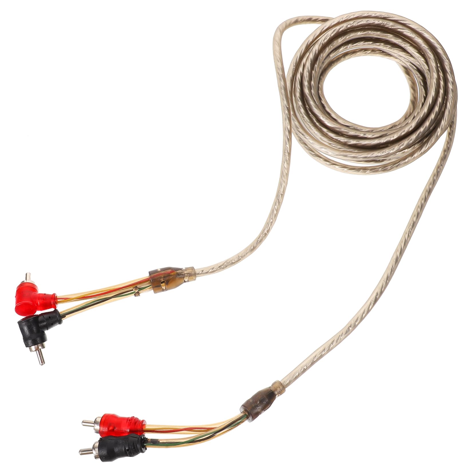 Unomor Car Audio Cable 4.5m Pure Copper Amplifier Wire High Transmission Audio Speaker Cable (to) for Power Amplifier Subwoofer