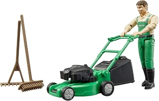 Bruder 62103 bworld Gardener w Lawn Mower and Accessories