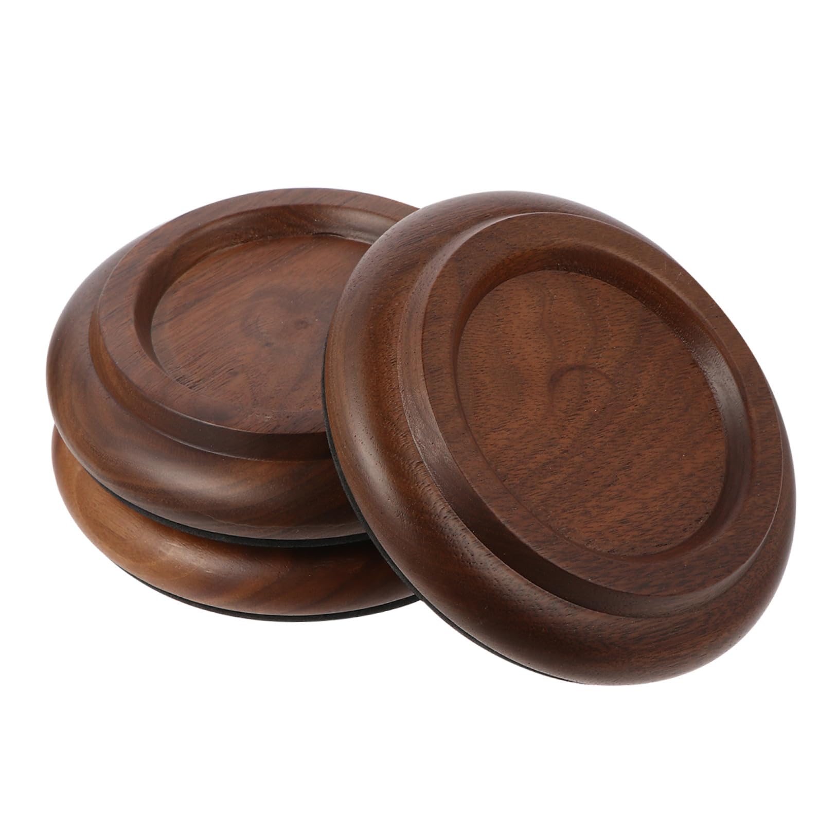 Protège sols et tapis pour piano dans le salon - Set de 3 coupelles