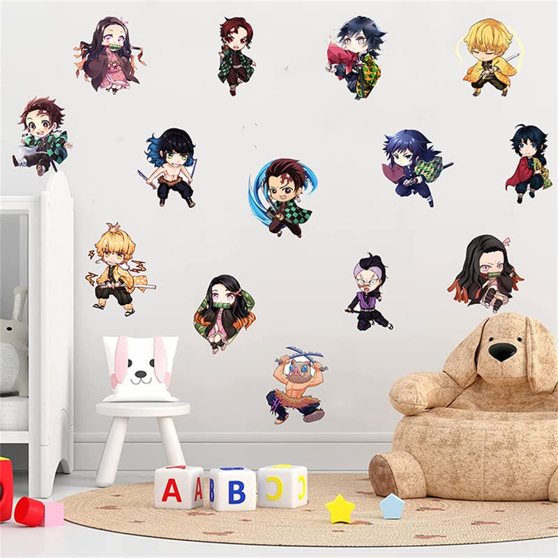 Pegatinas De Pared De Dibujos Animados 3D - 2 Láminas 60x40 Cm, PVC, Extraíbles, Para Habitación Infantil O Decoración