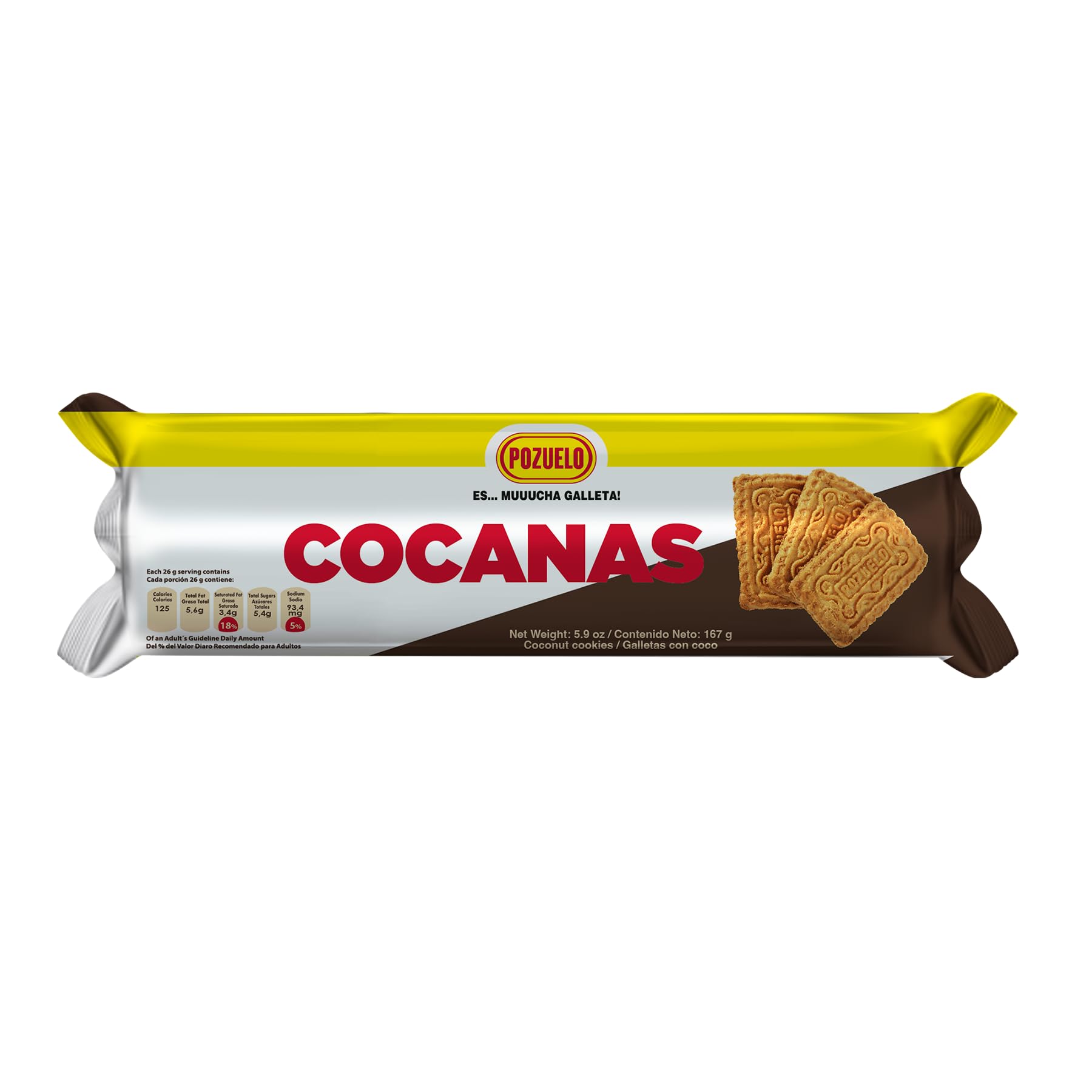 Amazon.com : Pozuelo Cocanas Cookies | Coconut Cookies | Fresh