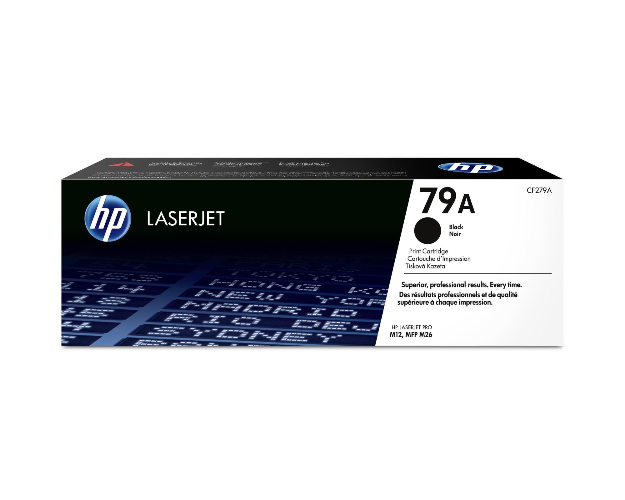 HP 79A CF279A, Cartuccia Toner Originale da 1000 Pagine, Compatibile con le Stampanti LaserJet Pro M12a, M12w, MFP M26a e MFP M26nw, Nero