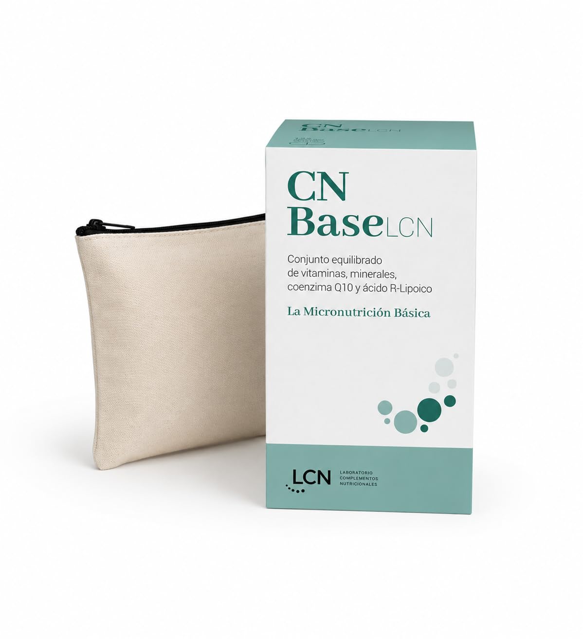 CN Base Multivitamínico de LCN - Formato III (para 1.5 o 2 Meses) - Multinutriente - Vitaminas y Minerales Biodisponibles con Coenzima Q10 + Ácido R-Lipoico - Sugerido: 2/3 Día