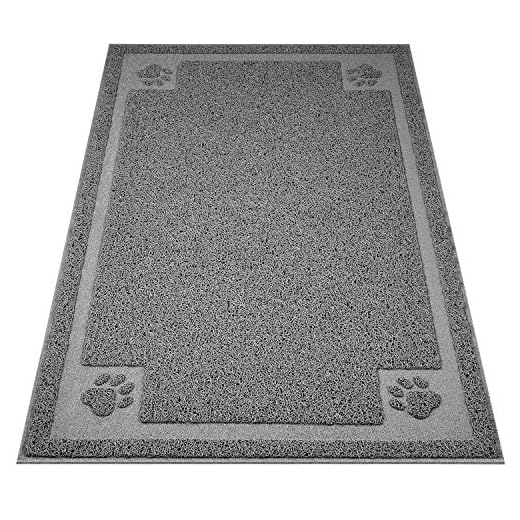 UPSKY Large Cat Litter Mat Trapper 35"×23" Traps Litter from Box and Paws Scatter Control for Litter Box Soft on Sensitive Kitty Paws Easy to Clean