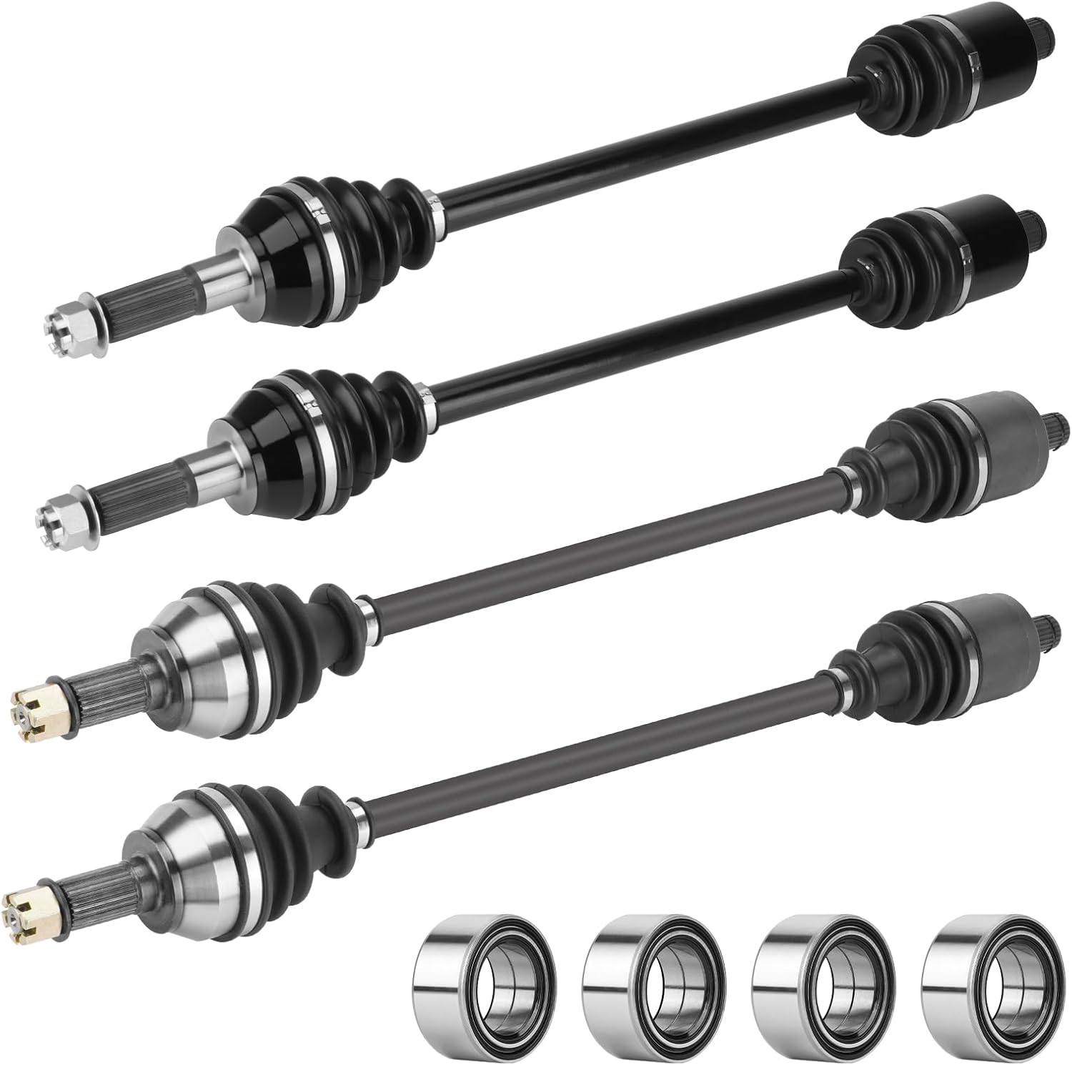 Front Rear CV Axle for Polaris Ranger RZR XP 900 2011 2012 2013 2014, Ranger RZR XP4 900 2012-2014 1332825 ATV Axles & Bearings - Full Set