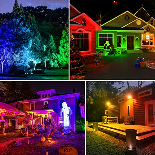 T-Sunus TS-G2202 Halloween Solar Landscape Spotlights Color, Christmas Solar Powered Spot Lights Ip65 Waterproof 2-In-1 Outdoor Landscaping Wall Light thumb #6