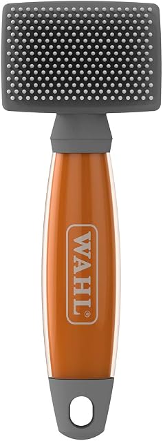 Wahl Small Nylon Slicker Brush, Professional Grooming Brush, Pet Brush for Dogs and Cats, Grooming Tools for Pets, Slicker Brushes for Long Short Haired Animals, Gel Handle