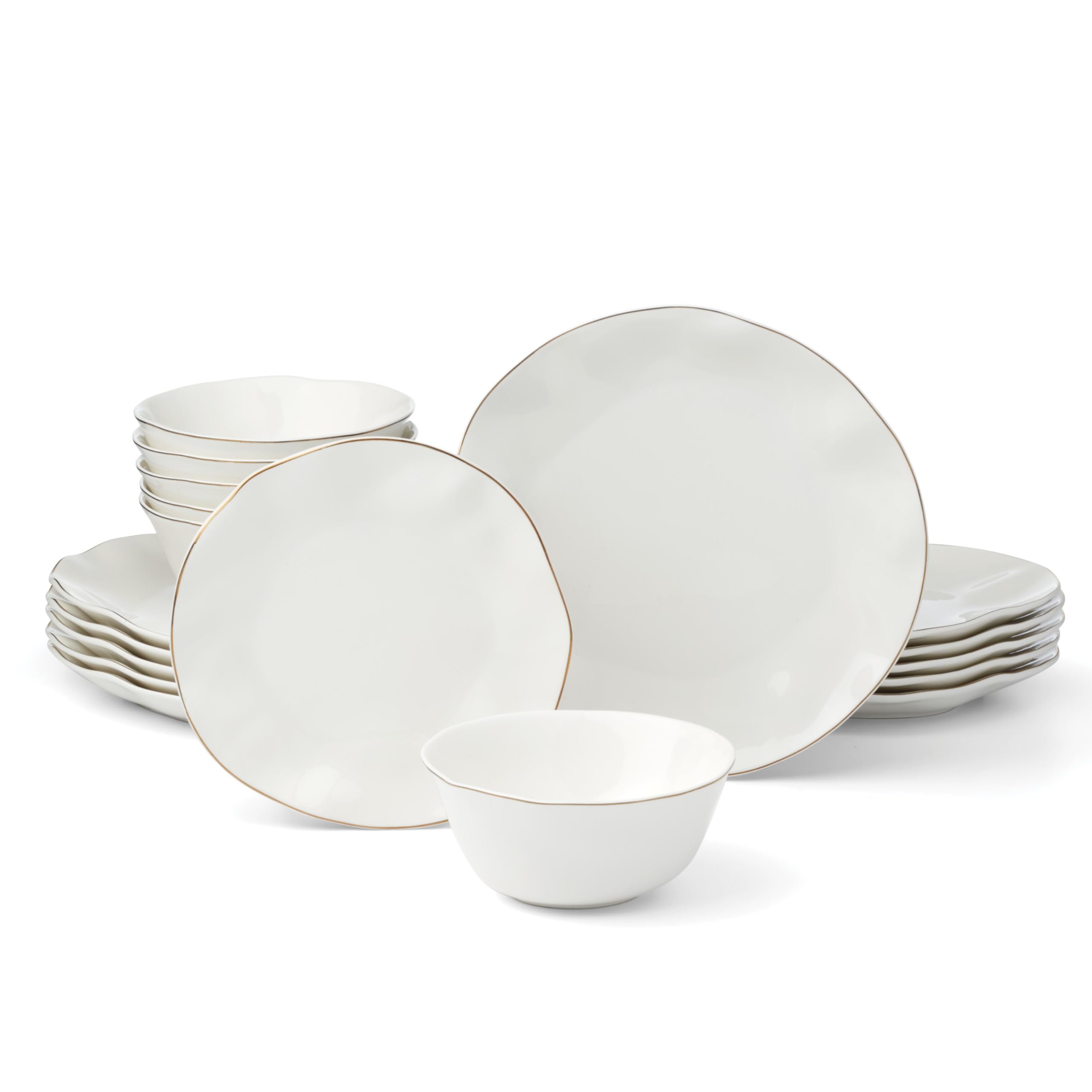 Lenox Blue Bay White 18-Piece Dinnerware Set
