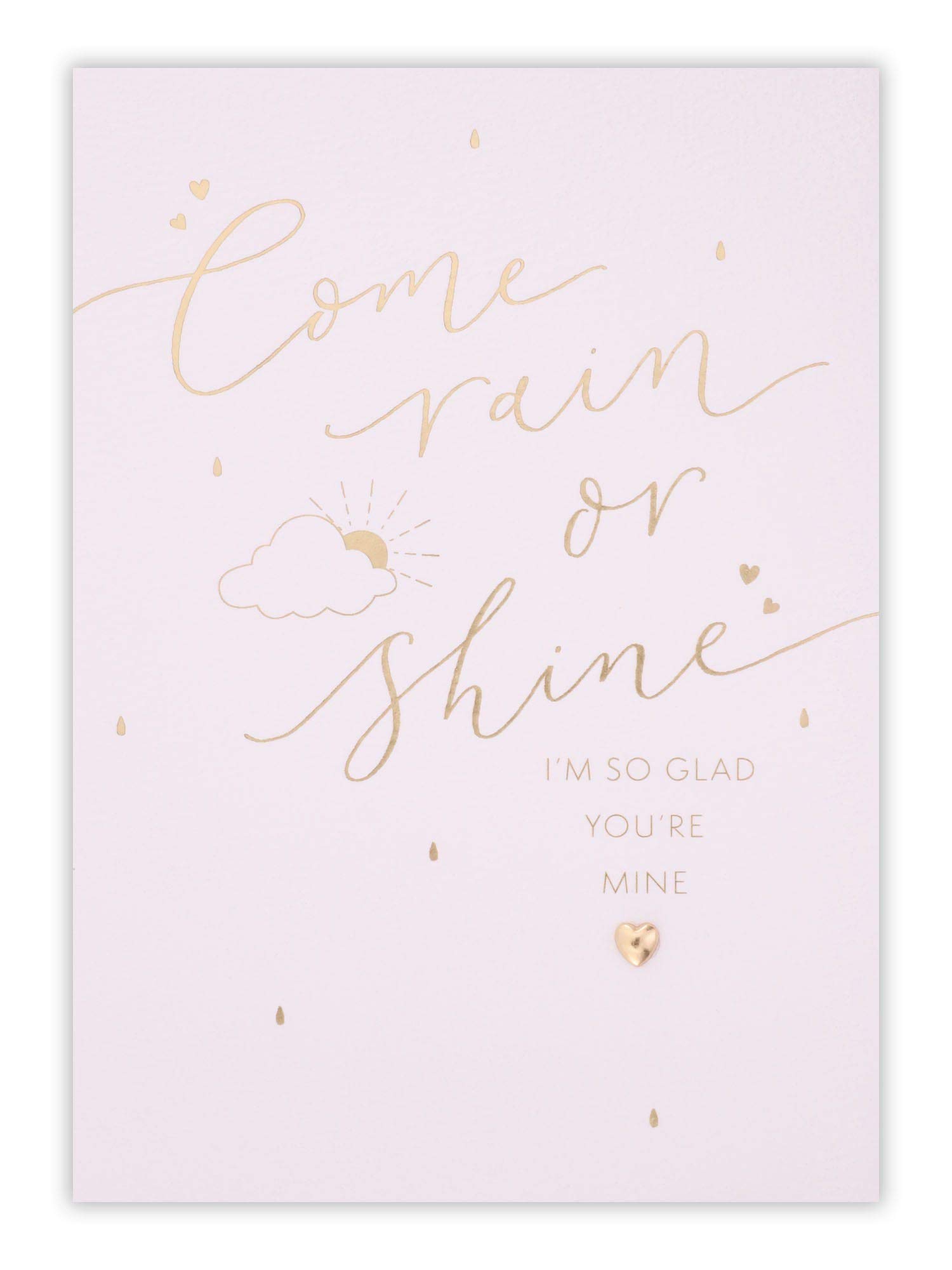 Clintons: Come Rain or Shine Anniversary Card, Couples Anniversary Card, Anniversary Card For Partner 127x178mm 1164222 multi