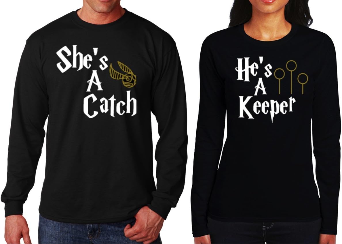 CPE Couples Harry Potter Catch-Keeper Black Long Sleeve TS