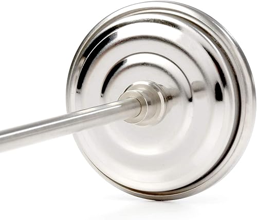 Miniatura 2 de Termómetro de suelo de compostaje de Greenco, acero inoxidable, esfera de temperatura Celsius y Fahrenheit, vástago de 20 pulgadas