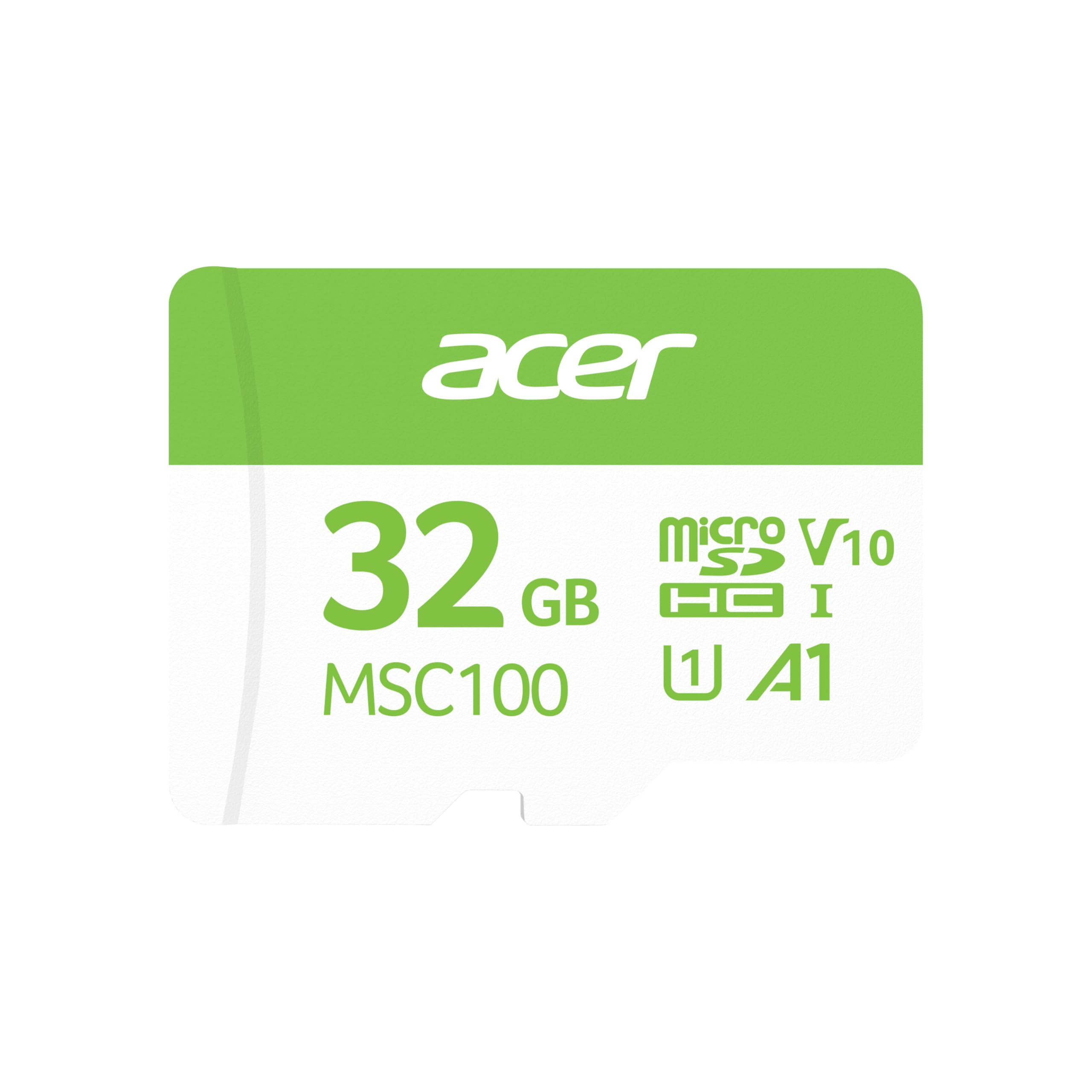 Acer MSC100 MicroSD Card 32GB, UHS-I U1 V10 A1, Up to 100MB/s Read Speed, 4K Video Recording, Compatible with Smartphones Cameras Tablets Drones | 5-Year Limited Warranty-image-42