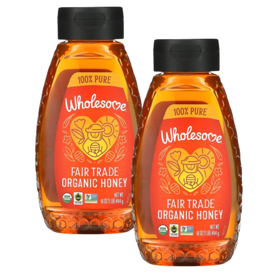Amazon.com : Wholesome Organic Honey, 100% Pure, Fair Trade, Non