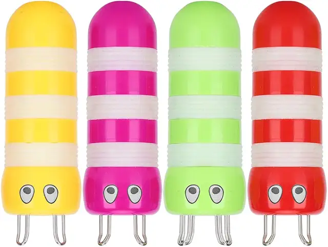 4pcs Spool Knitting Yarn Set for Scarf Patterns - Bees Design, 4 Colors