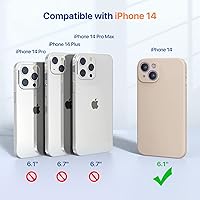 Vista 1028 de Miracase Funda diseñada para iPhone 13 Pro Max con protector de pantalla, [forro de microfibra suave antiarañazos], funda protectora de silicona