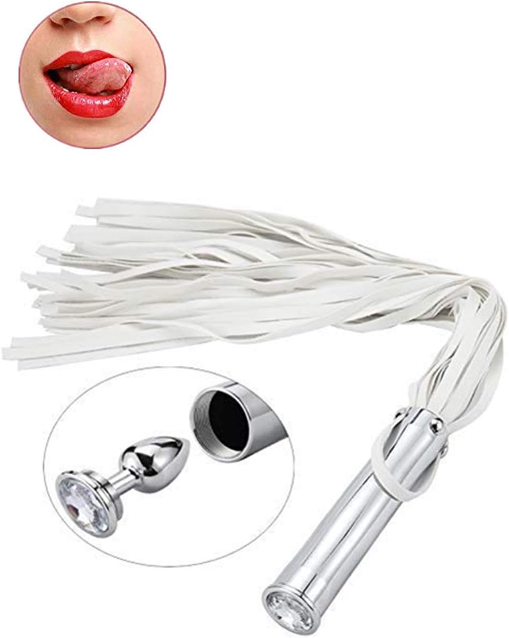 Marilia 2-in-1 Multi-Function Fashion Hand Whip Silver