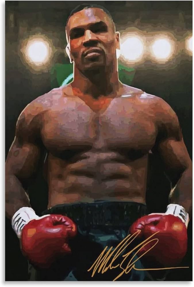 ファン必見。マイクタイソンのポスター Amazon.co.jp: ボクシングチャンピオンマイク・タイソンMike