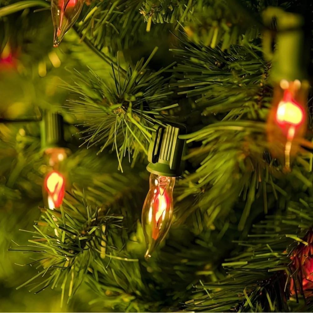 Brite Star 7 Count Flicker Flame Light Set, Clear (Pack of 2)