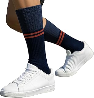 Meia Esportiva Cano Alto Longo Mash Atoalhada Algodão Masculina