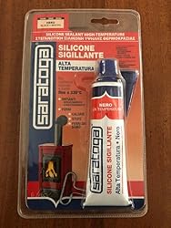 SELSIL SILICONE ALTE TEMPERATURE NERO Cartuccia 310 Ml - Foto 10