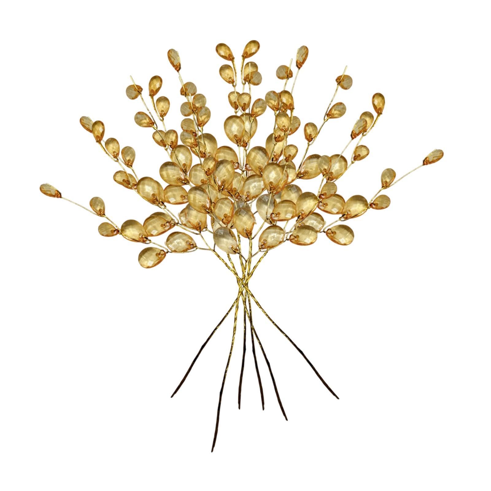 Fleurs artificielles en perles pour décoration de table de mariage et loisirs créatifs