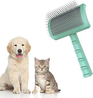 Large Slicker Dog Brush-for Long and loose Haired Pets Brush-Pet Grooming Wire Slicker Brush-for Dog Like Giant Poodles-Ca...