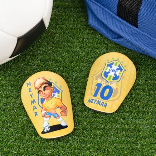 Wanapix | Espinilleras de Fútbol Personalizadas Mini | con Foto, Nombre, Número y Texto | Protección Integral | 8 x 10 cm | Personalización Total - imagen 7