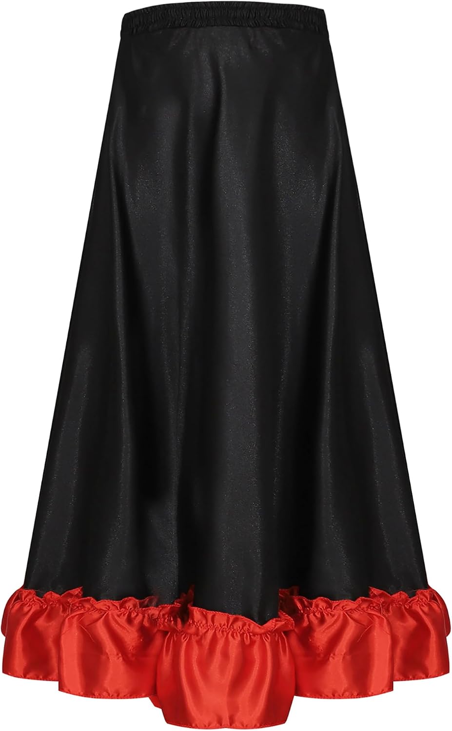 Choomomo Kids Girls Dance Ruffles Layers Long Skirt Spanish Flamenco Gypsy Folklorico Costumes