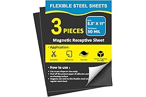 30 Mil Magnetic Foil Sheets with Adhesive Backing