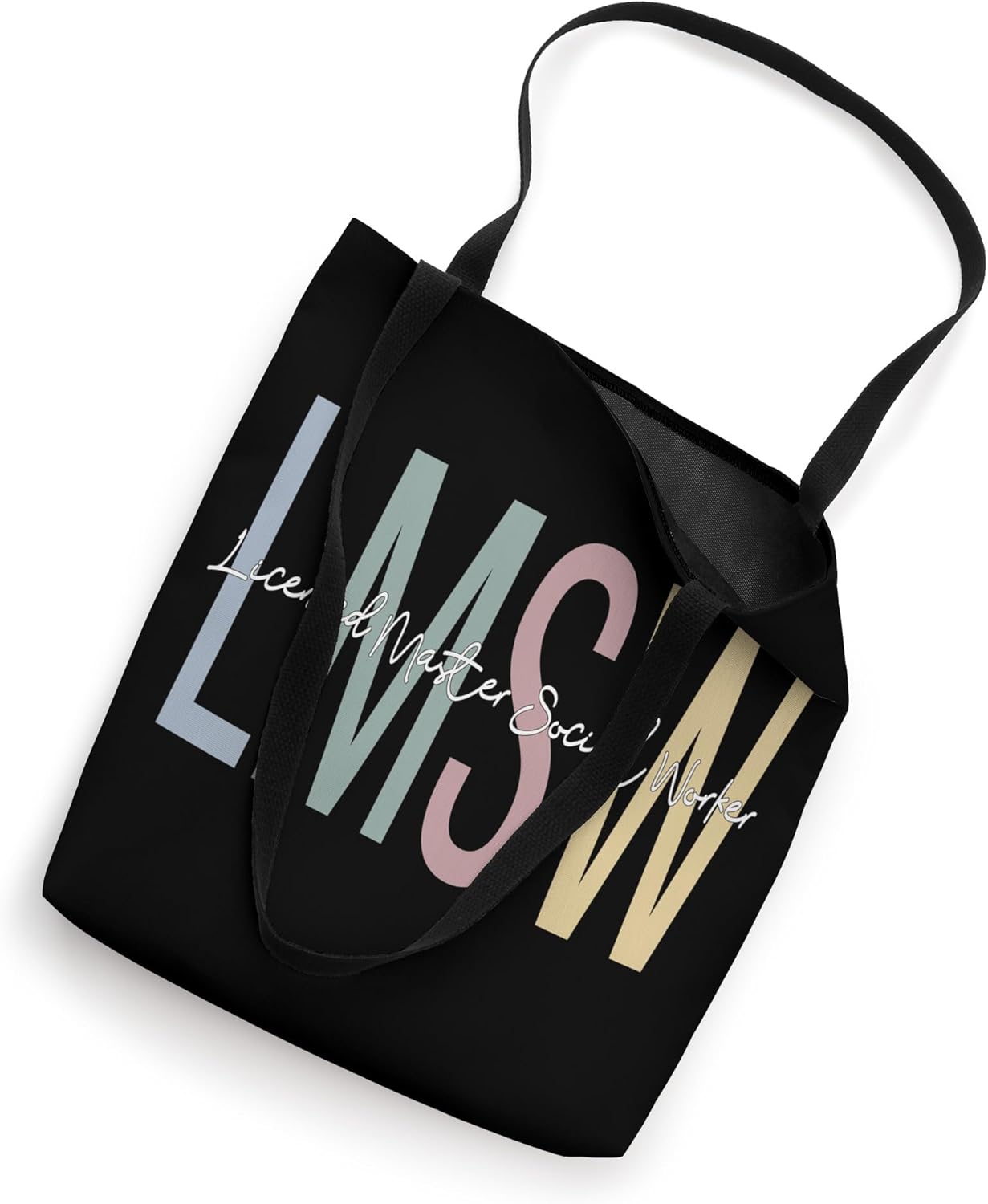 Licensed Master Social Worker Boho LMSW Tote Bag