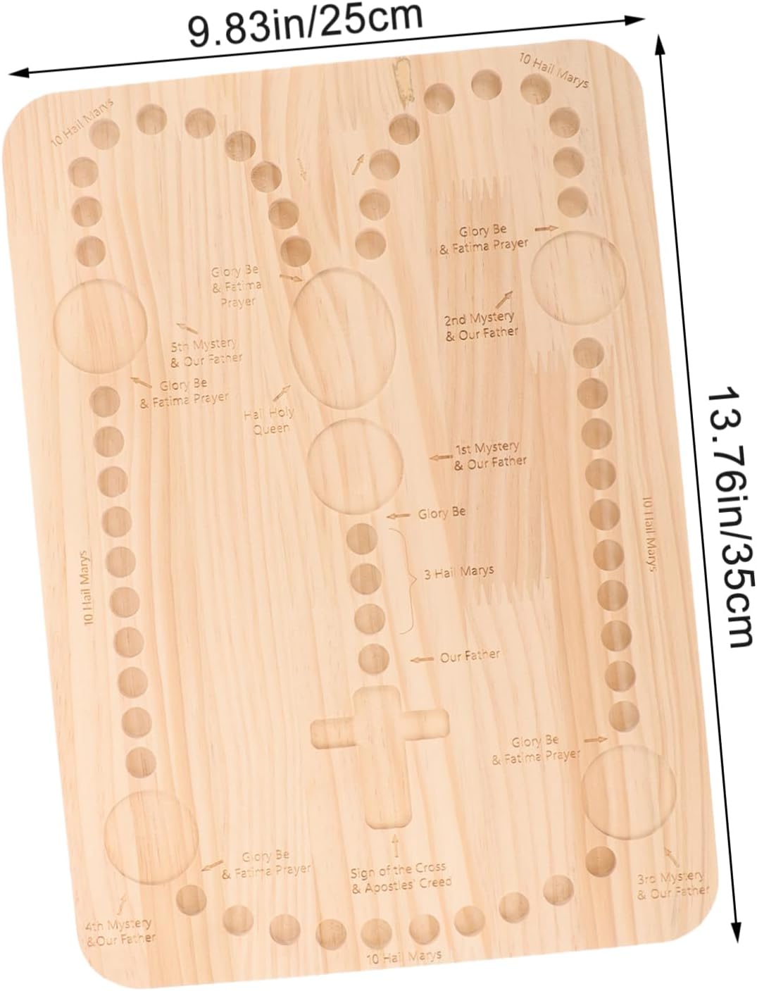 Housoutil Wooden Beading Board for Jewelry Making DIY Bead Tray Bead Boards for Bracelet Helper Tool