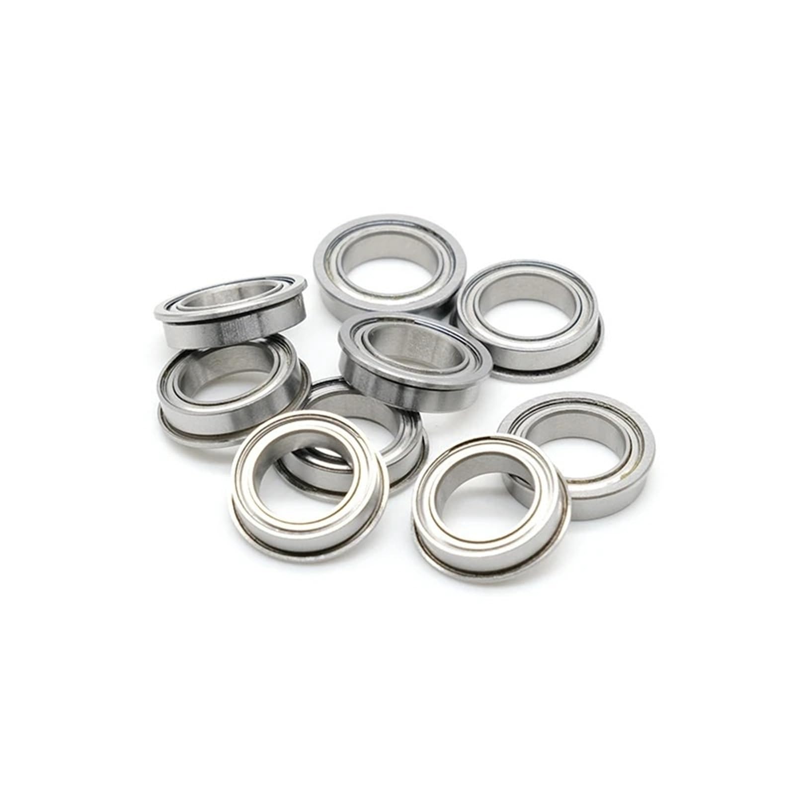 Rodamientos de bolas ranura profunda con brida F6900ZZ F6900-2Z (10 x 22 6 mm, 5 unidades)