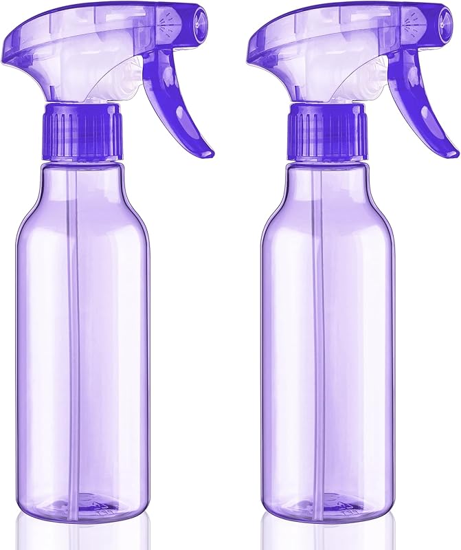 Frascos borrifadores recarregáveis Cosywell 260 mL, roxos, Pacote com 2