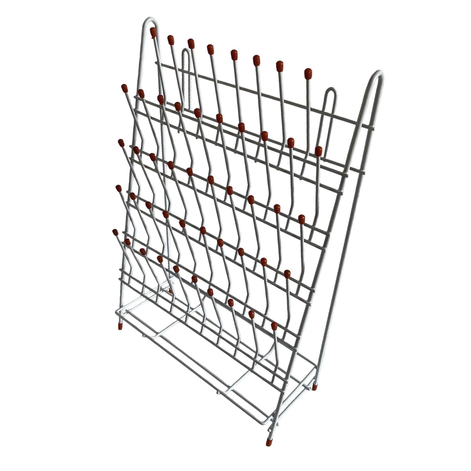 Support de Vidange de Laboratoire Étagère Amovible Fournitures de Nettoyage Égouttoir à Suspendre Égouttoir Étagère pour Bécher Bouteille de Laboratoi, 48 bits