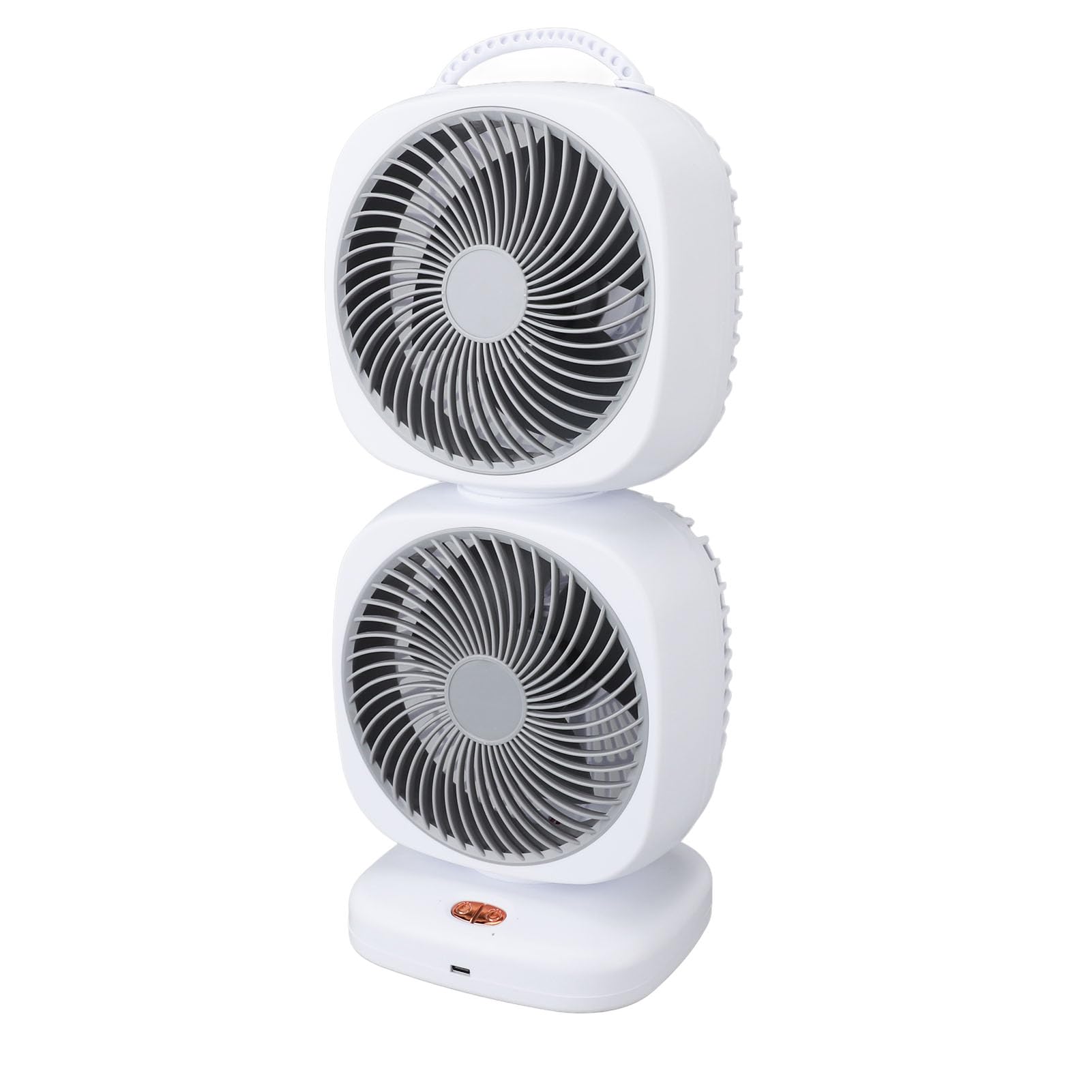 Ventilateur tour double couche CHICIRIS oscillant et rechargeable sans fil