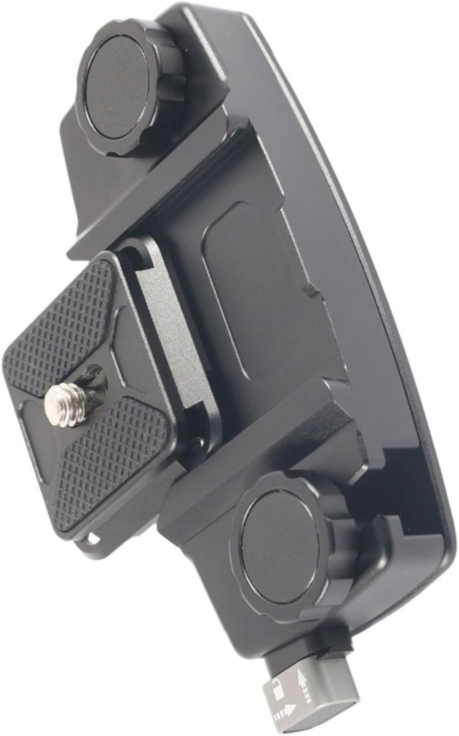 YUNGLOO アルミニウムカメラバックパックストラップクリッププレートクイックリリースアダプター デジタル一眼レフアクションマウン